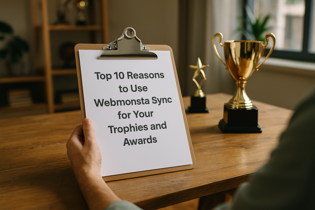 Top 10 Reasons to Use Webmonsta Sync for Your Trophies and Awards